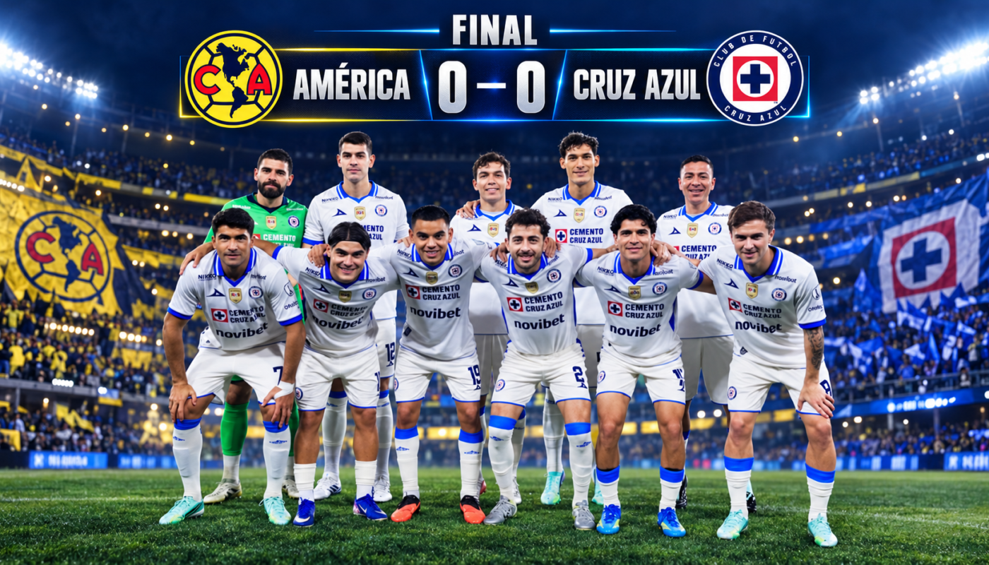 América 0-0 Cruz Azul, marcador final del amistoso en San Diego