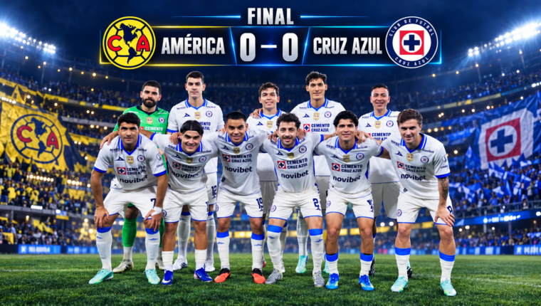América 0-0 Cruz Azul, marcador final del amistoso en San Diego